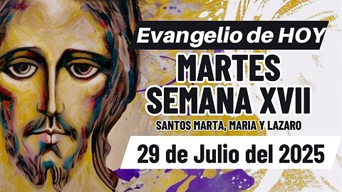 Evangelio de HOY Martes Semana XVII 29 07 2025 Jn 11,19-27.