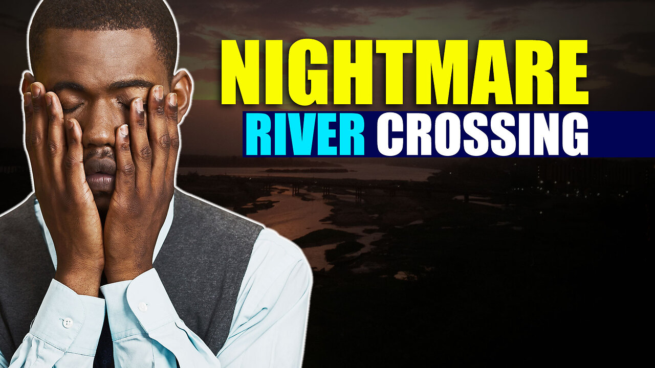 Incredible River Challenge - This Remote Village's River Crossing Will Shock You 😫 😫 #africa #travel