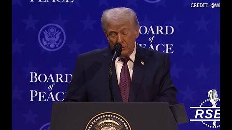 President Trump Makes a Massive Announcement for the Board of Peace - 01/22/26
