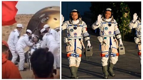 CCP astronauts allegedly return from voyage to the moon