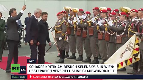 Selenskij in Wien – FPÖ: Österreichs Neutralität verletzt, Steuermilliarden verschwendet