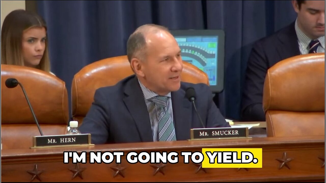 Rep. Lloyd Smucker: "I Will Not Yield"