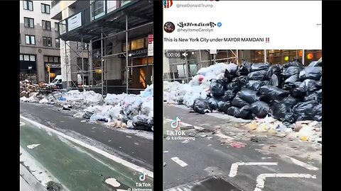 This is New York City under MAYOR MAMDANI!! ~ Presiden Trump post 2/5/26