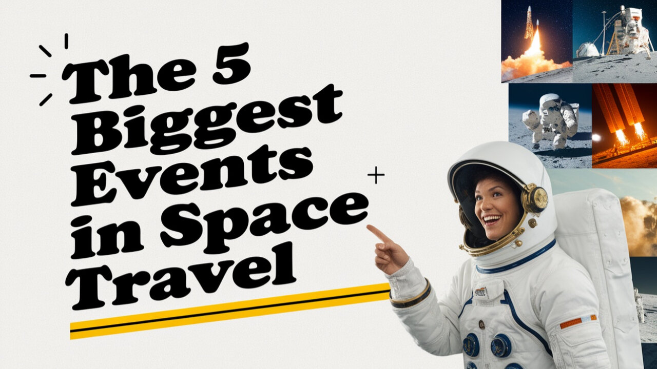 The 5 Biggest Events in Space Travel #space #new #facts