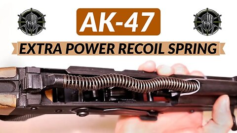 AK 47 Extra Power Recoil Spring + 15% Stronger to Improve Cycling Operations - M*CARBO