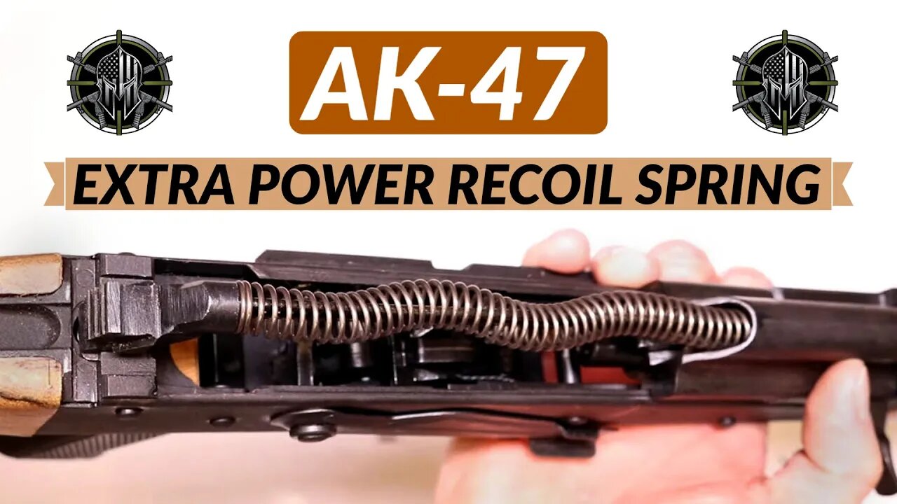 AK 47 Extra Power Recoil Spring + 15% Stronger to Improve Cycling Operations - M*CARBO