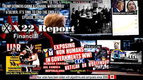Ep 3826a - Trump Corners China & Canada, Watch Gold & Silver, It’s Time To End The Endless
