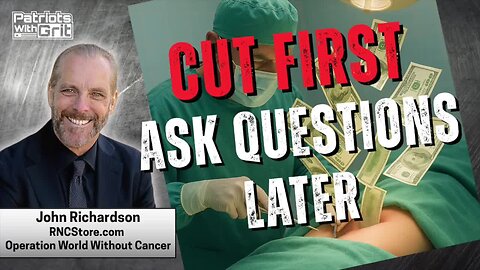 Cut First Ask Questions Later: Surgery May Not Be The First Option | John Richardson