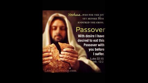 121025 The Lamp stares at Sean Mitchell who is to bleed for Him. The bitterness is equal. Passover