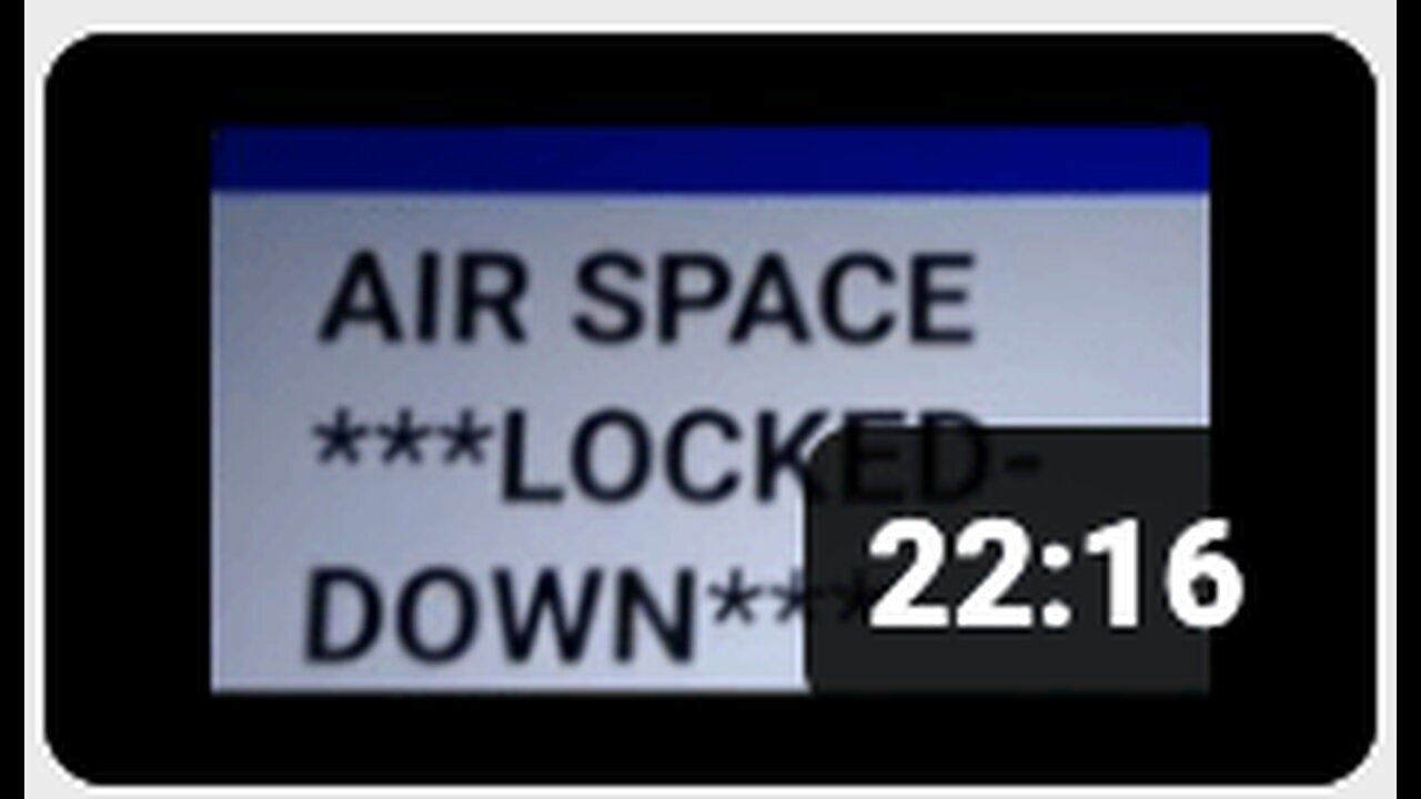 "Lockdown on Coastal Airspace from Eastern Canada to Florida due to Wormwood-Planet X"