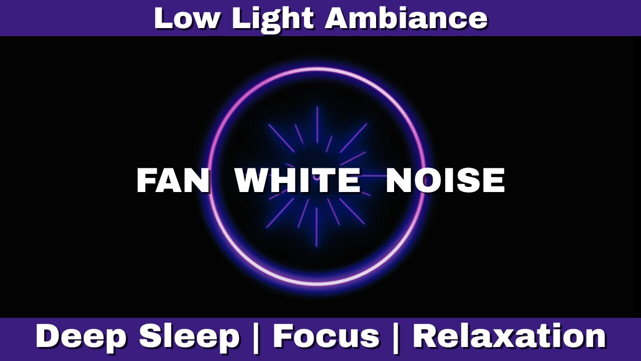 Fan White Noise for DEEP SLEEP