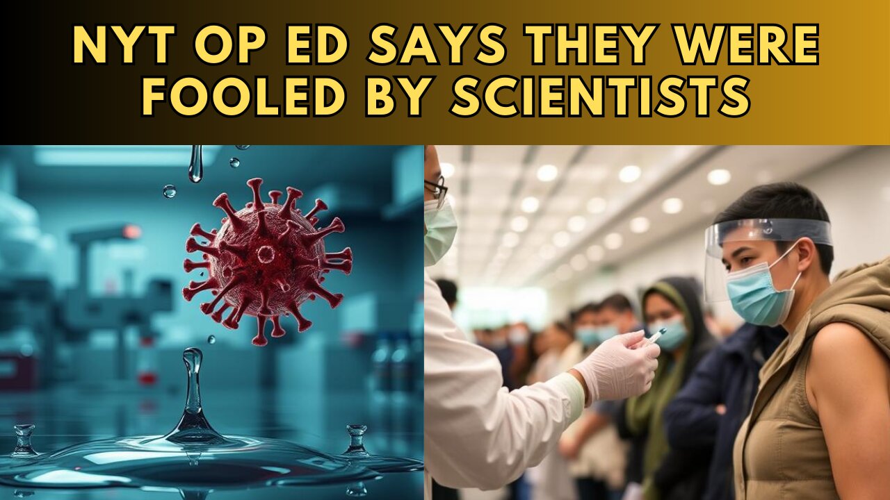NYT Op Ed Says They Were Fooled by Scientists