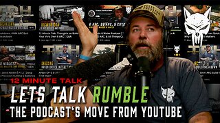 12 Minute Talk: Let's Talk Rumble | The Podcast's Move From YouTube
