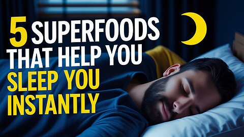 5 Superfoods That Help You Sleep Instantly | Sleep Better Tonight