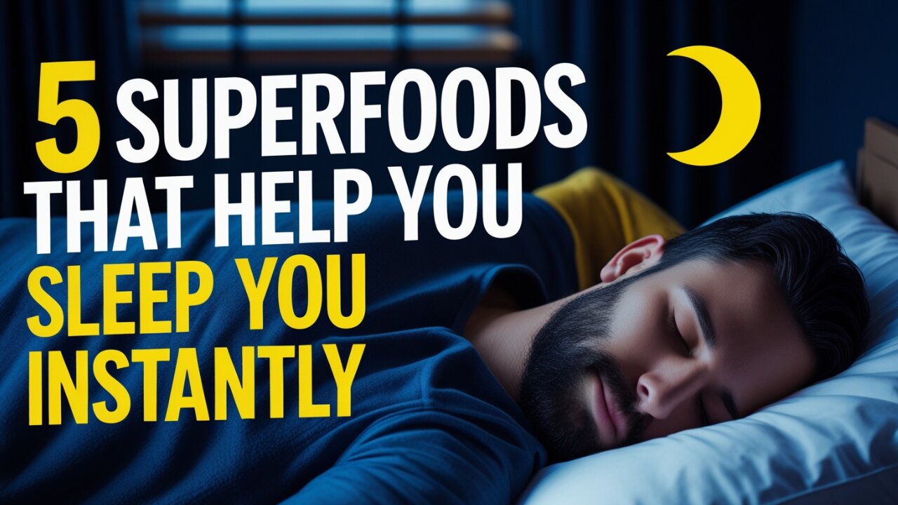 5 Superfoods That Help You Sleep Instantly | Sleep Better Tonight