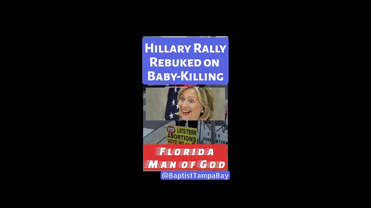 MAGA Preacher Rebukes Hillary Clinton Entourage on Abortion