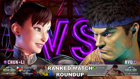 Kuya Kalbo SF6 Ranked Match Roundup. Chun Li Master Rank [Hori Fight Stick]