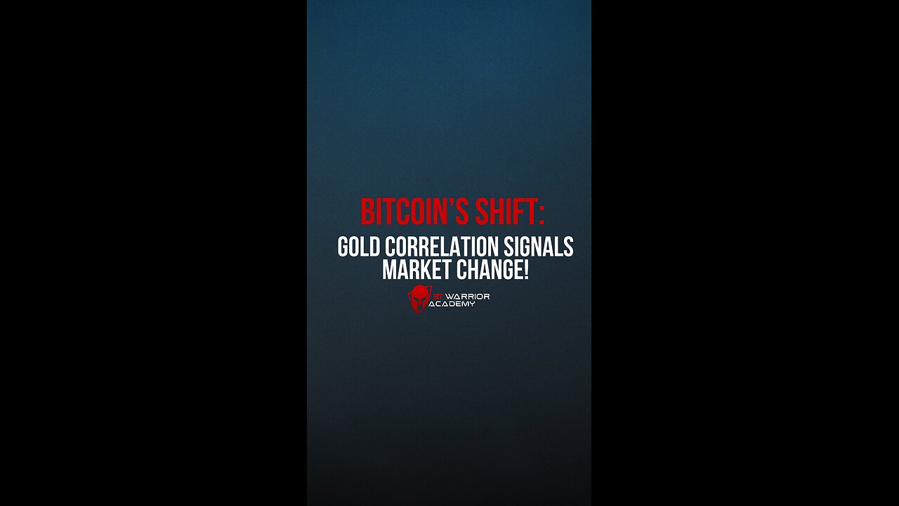 Bitcoin's SHIFT: Gold Correlation Signals Market Change!