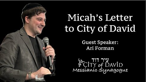 Micah's Letter to City of David