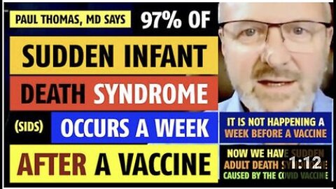 "Paul Thomas, MD Attributes Sudden Infant Death Syndrome (SIDS) to Vaccines"