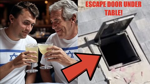 TRAP DOOR CHARLIE! ESCAPE DOOR UNDER CHARLIE KIRK'S TABLE IS MORE PROOF HIS ASSASSINATION WAS FAKED!