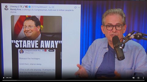 Randy Fine calls for the starvation of two million Palestinians▮The Jimmy Dore Show