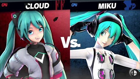 CrossWorlds Miku vs Persona Miku [Chaos Kid SSBU Member Request] -By Risette/Lonk????