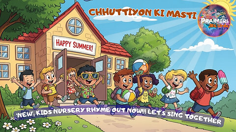 Chhuttiyon Ki Masti | 'NEW; Kids Nursery Rhyme OUT NOW!! Let's Sing Together