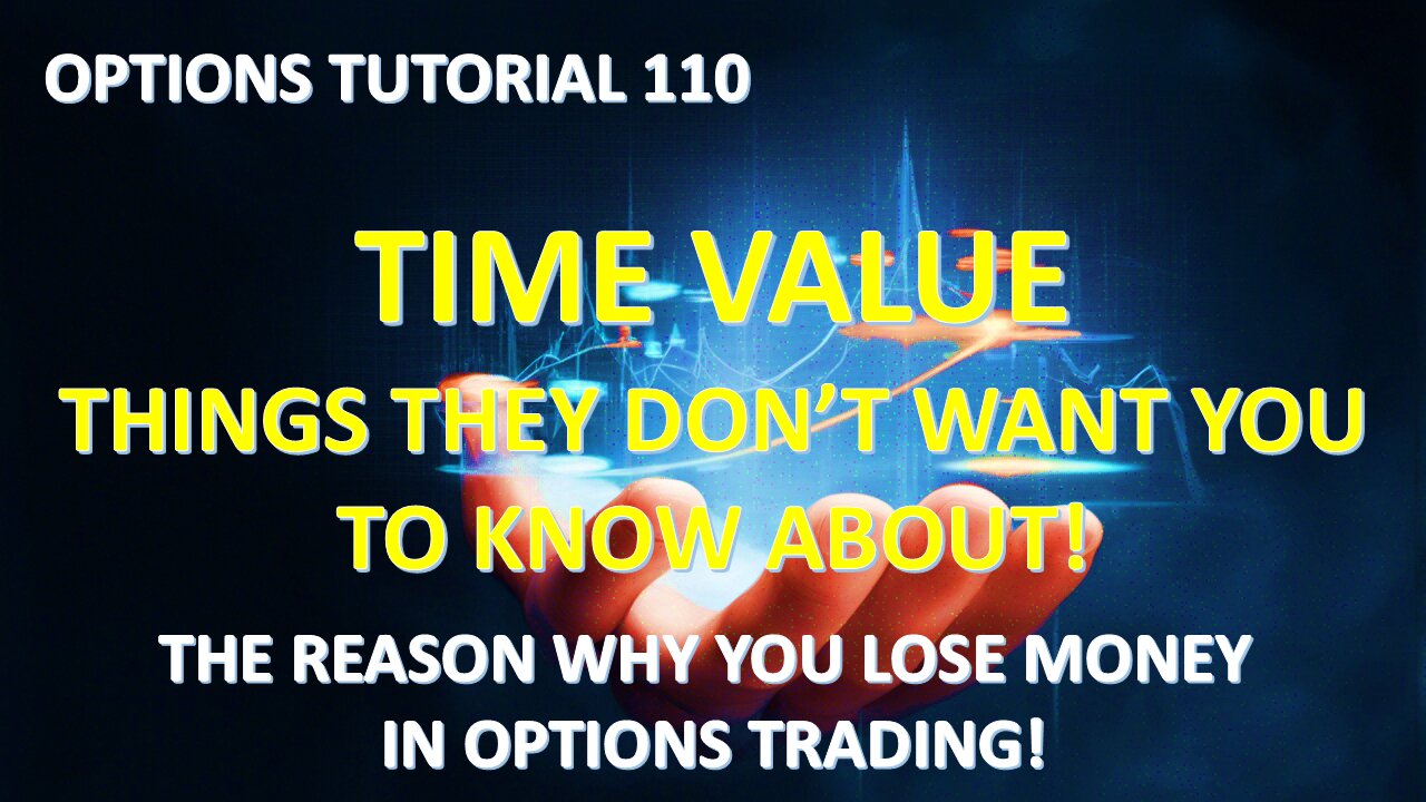 Options Tutorial 110 - Understanding Time Value in Option Premium