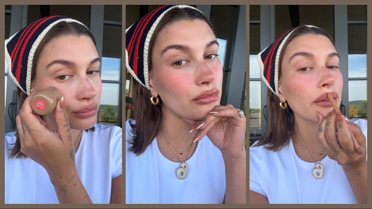 Hailey Bieber’s Cheek & Lip Combo Has Me in a CHOKEHOLD!