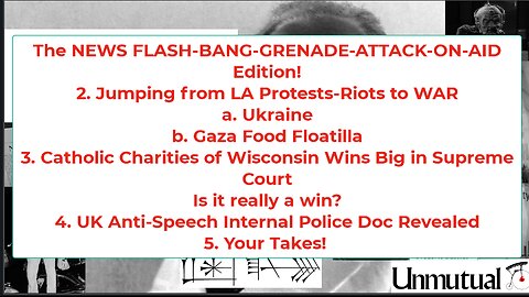 Liberty Conspiracy LIVE 6-9-25! LA Immigration, Constitution, Ukraine, Gaza Flotilla