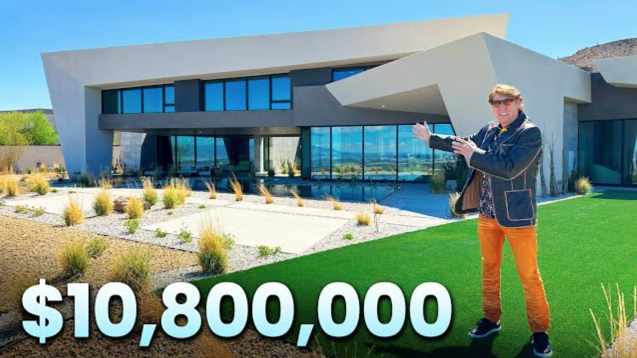 TOURING A $10,800,000 LAS VEGAS MODERN MANSION!