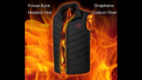 Heat Your Core with Power Bank Heated Graphene-embedded Vest