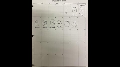 December 12 2025 - Thumb Calendar