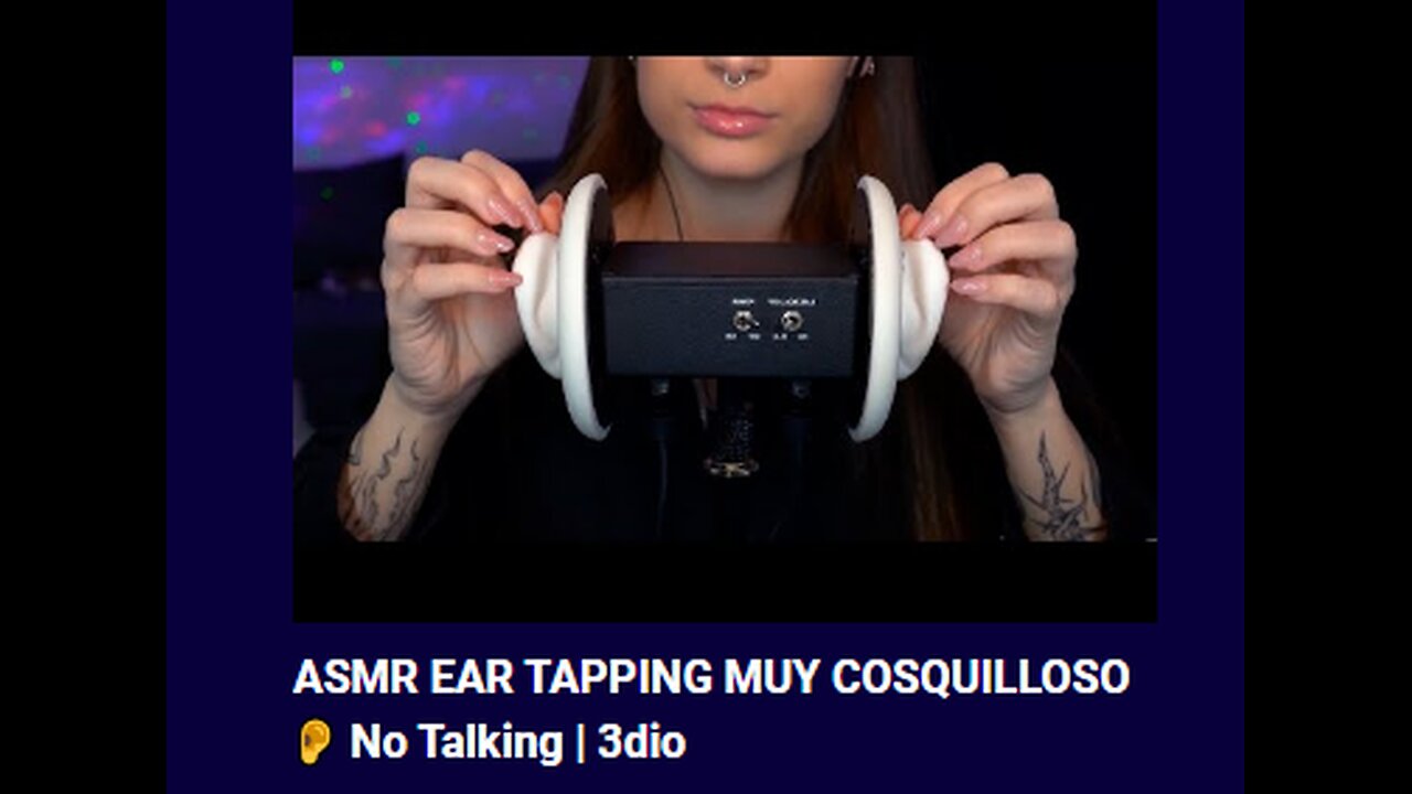 ASMR EAR TAPPING MUY COSQUILLOSO 👂 No Talking