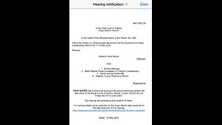 Directions hearing
