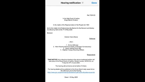 Directions hearing