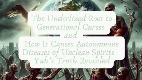 The Underlined Root to Generational Curses and How It Causes Autoimmune Diseases of Unclean Spirit..