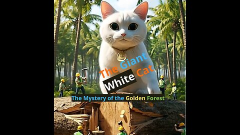🪙💰💵A big lucky cat was rescued from a big log #animal #funny #short video
