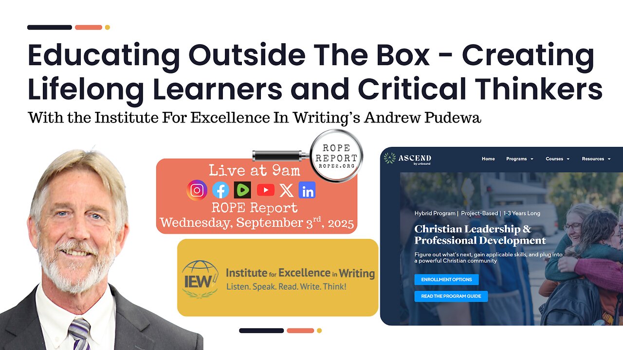 Educating Outside The Box - Creating Lifelong Learners And Critical Thinkers With Andrew Pudewa