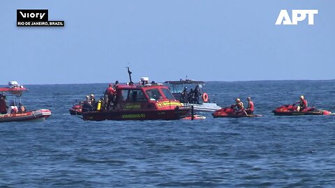 Panic in Brazil: Advertising Aircraft Crashes Off Rio's Copacabana