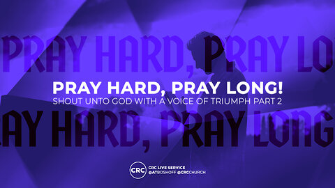 Pray Hard, Pray Long! | Pastor At Boshoff | 3 August 2025 PM