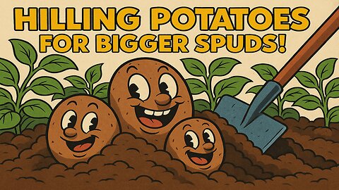Hilling Potatoes for Bigger Spuds!