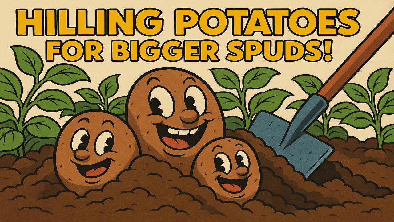 Hilling Potatoes for Bigger Spuds!