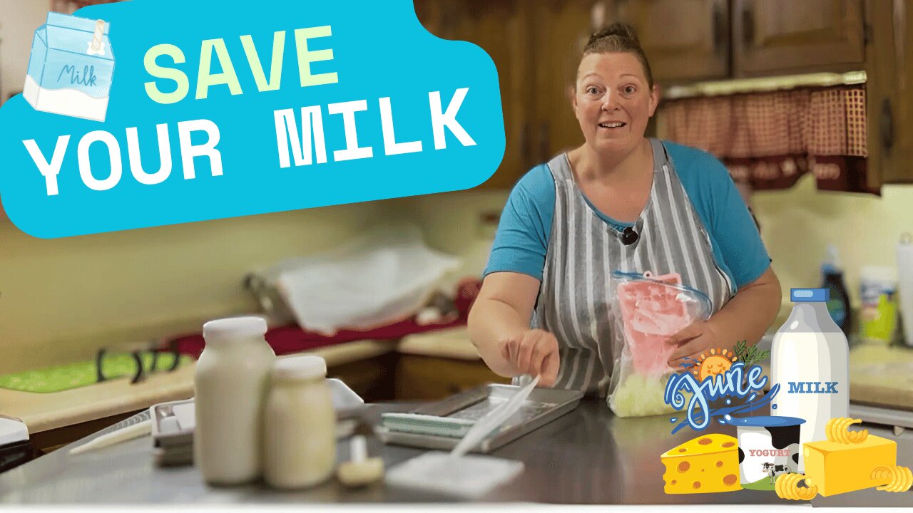 Milk Overload? Try This Quick-Freeze Trick! 🧊 | Dairy Month Kickoff