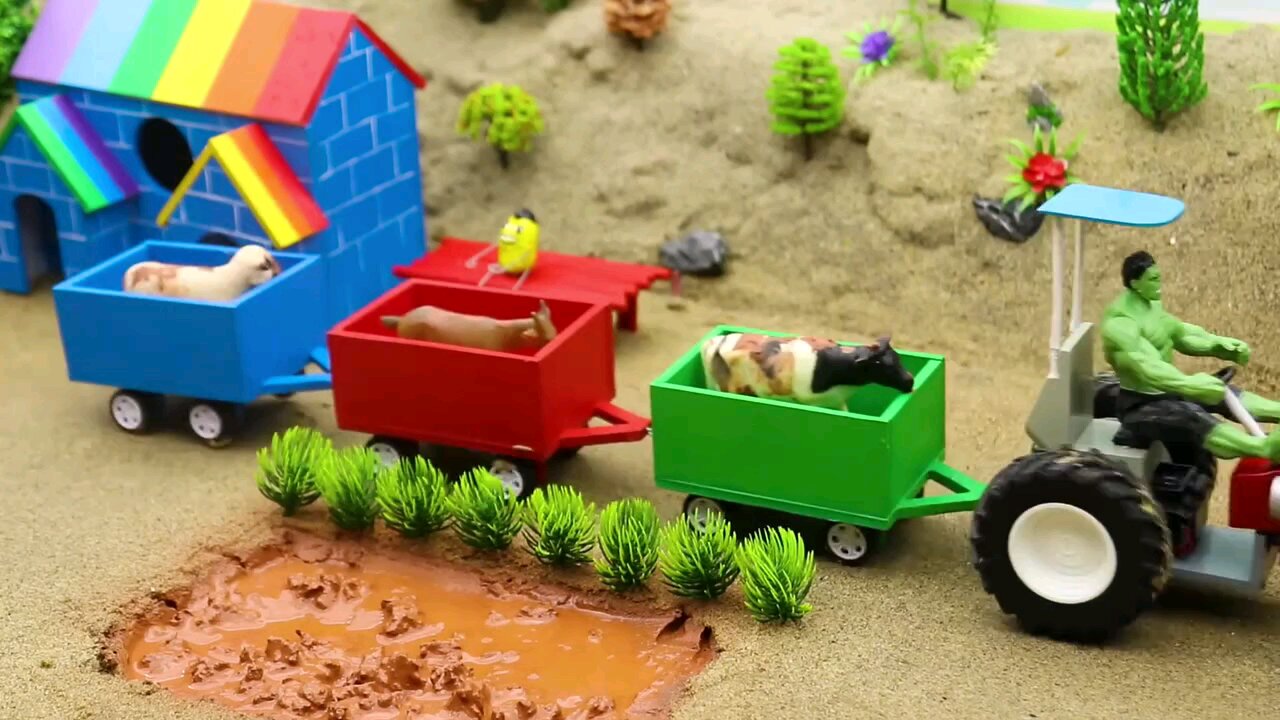#jcb #toyvideo #toys #babyvideo #minitractoresl #Excavator #marble #hulk #spiderman #babyboy