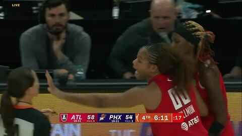 🫢 EJECTION, Rhyne Howard 2 STRAIGHT techs | Phoenix Mercury vs Atlanta Dream WNBA women's basketball