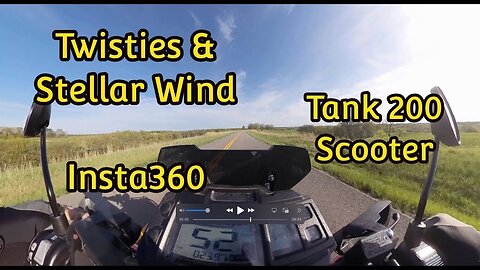 Twisties And Stellar Wind: Insta360 With Tank 200 On Backroads