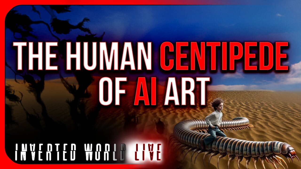 The Human Centipede of AI Art