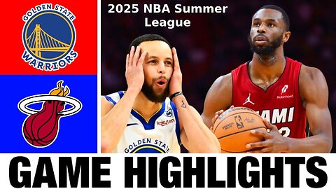 Heat vs Warriors FULL Highlights | 2025 NBA Summer League
